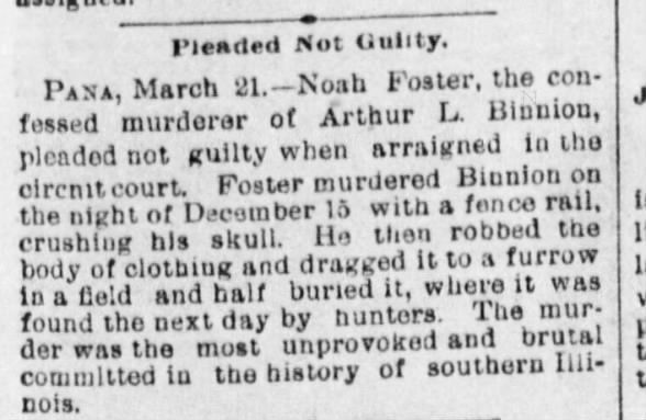 Clipping from The Pantagraph